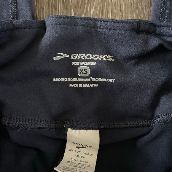 Brooks Women’s Navy Blue Ankle Zip Tight Legging - Size XS - Picture 4 of 8